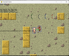 ECS game engine piloted on some RPG-related examples.