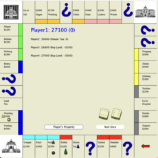 Random Big Rich Man is monopoly-like game using random map to play. It's local game with 4 AI/Human player.